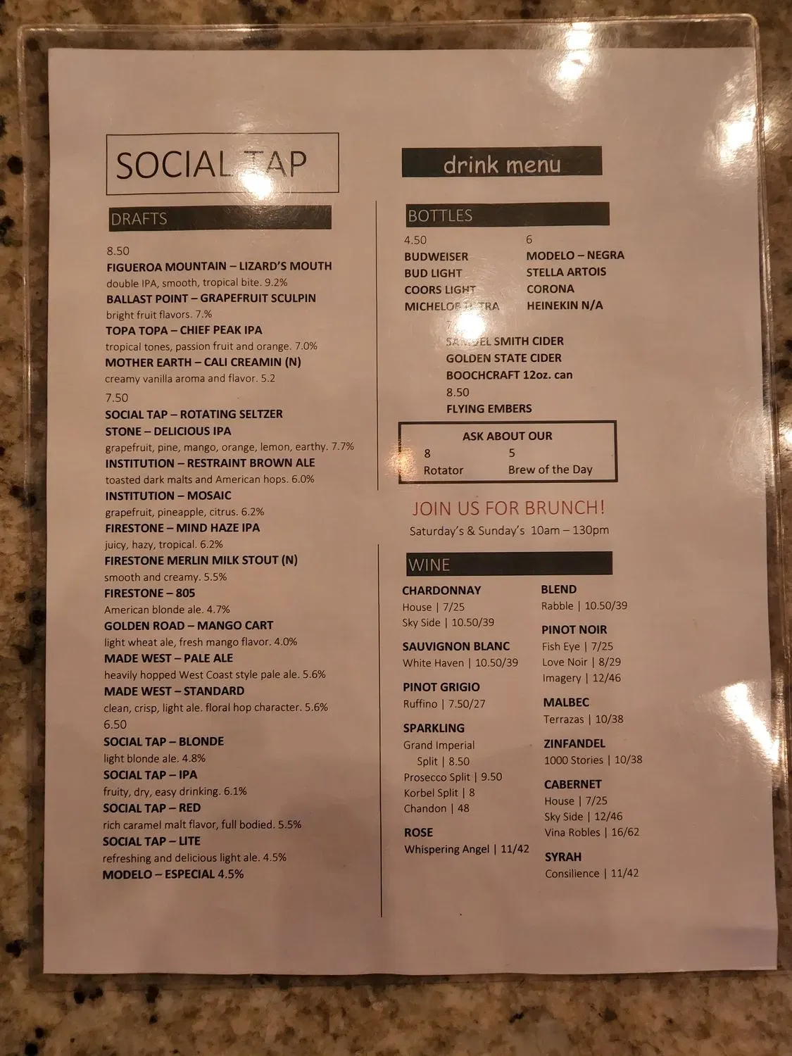 Menu 6