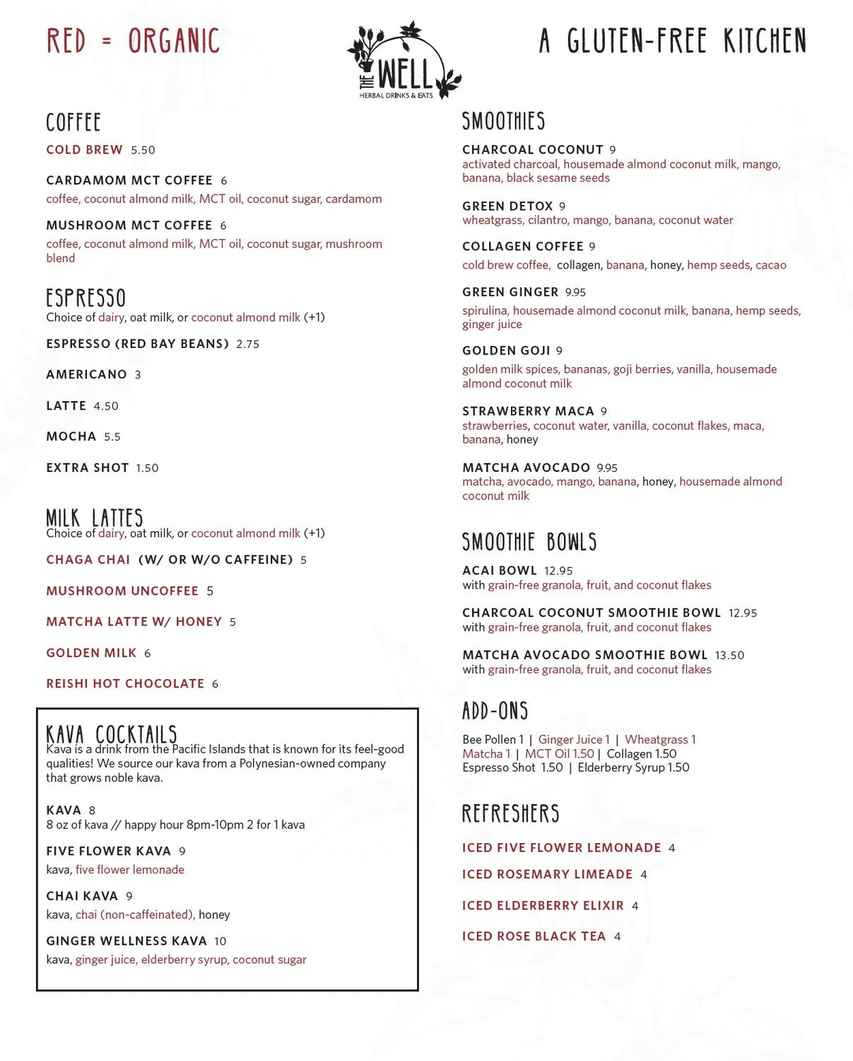 Menu 2