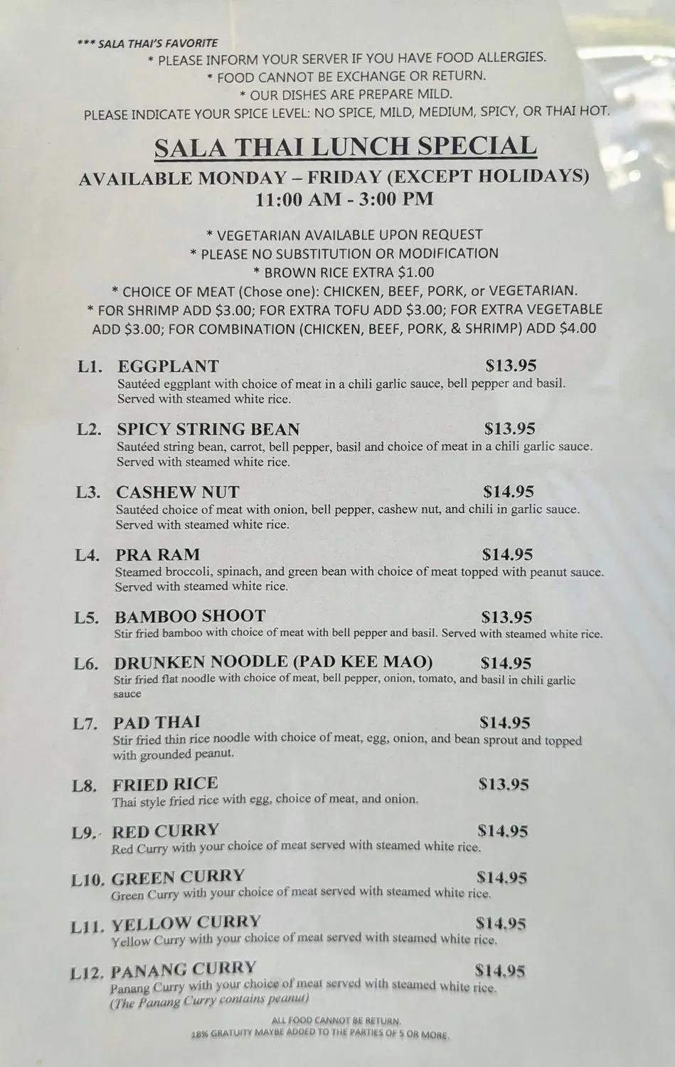 Menu 2