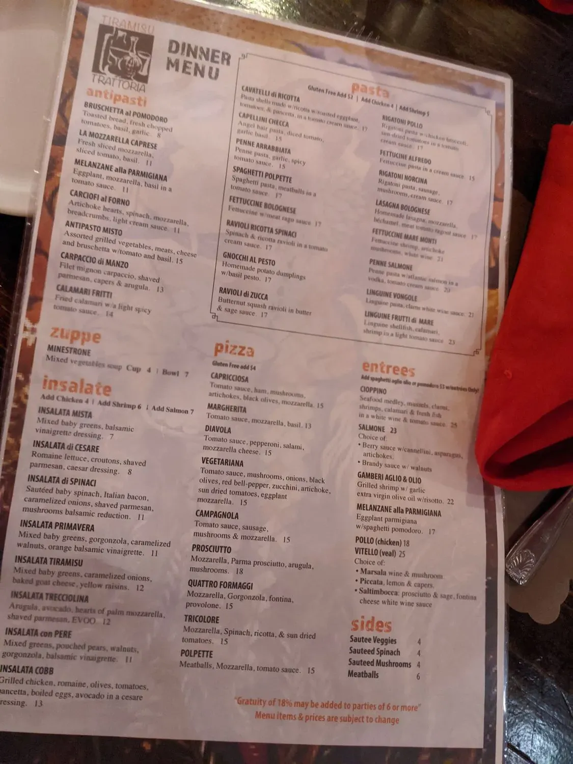 Menu 2