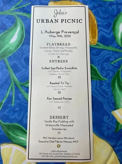 Menu 2