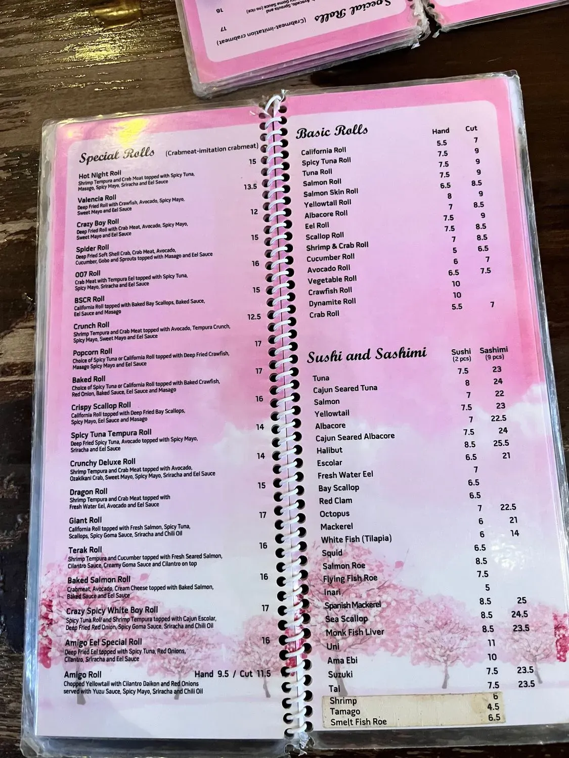 Menu 5