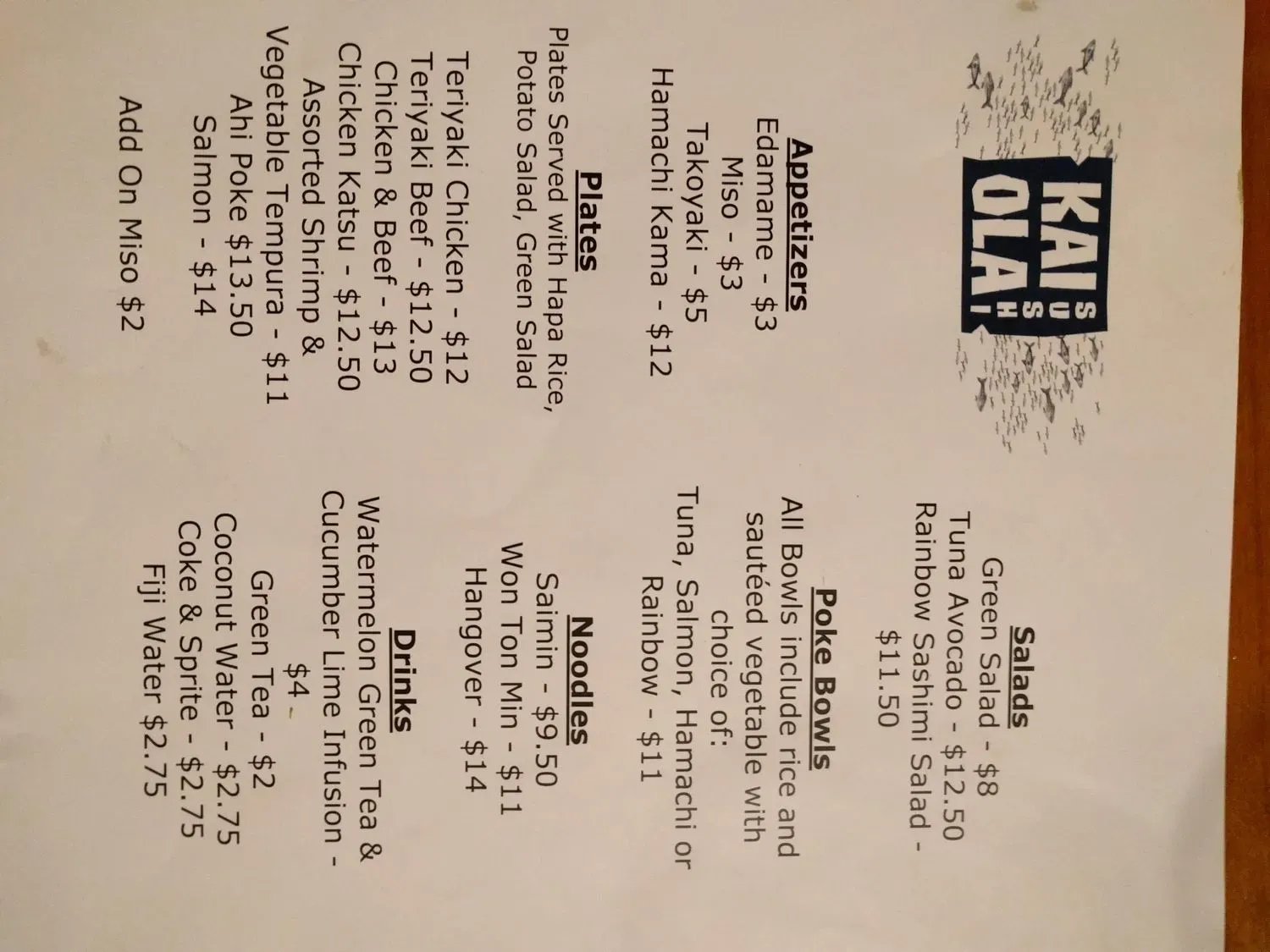 Menu 3