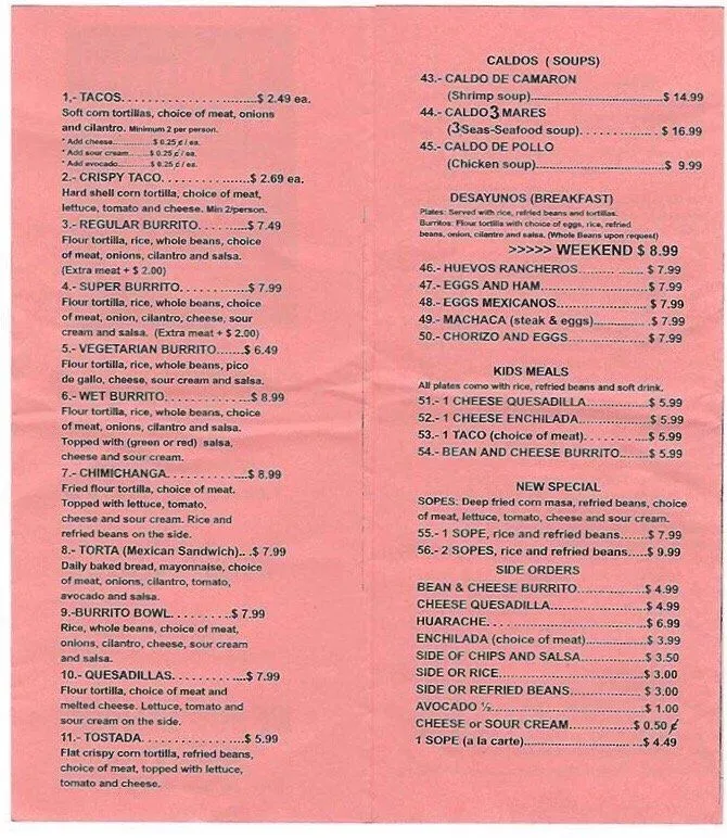 Menu 3