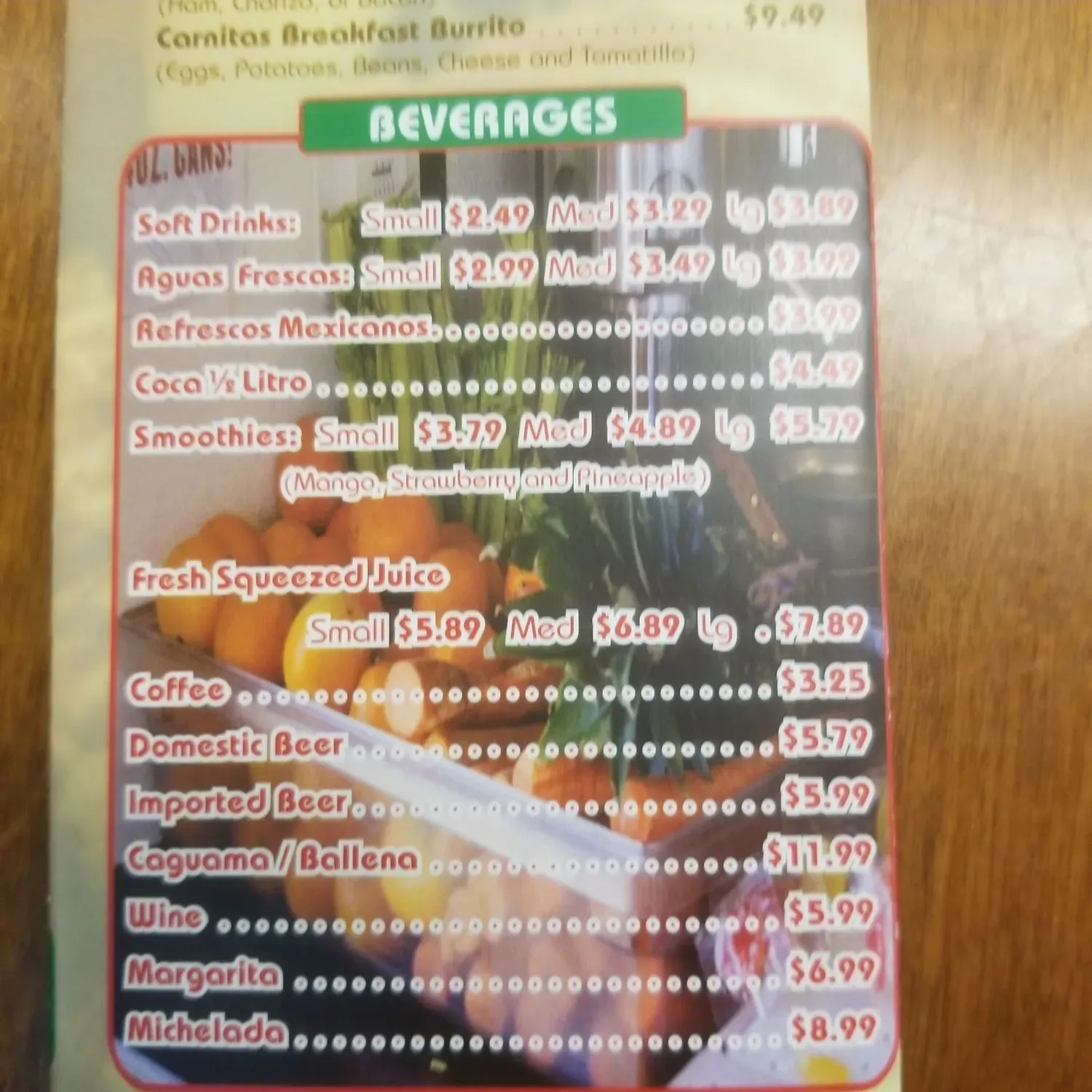 Menu 3