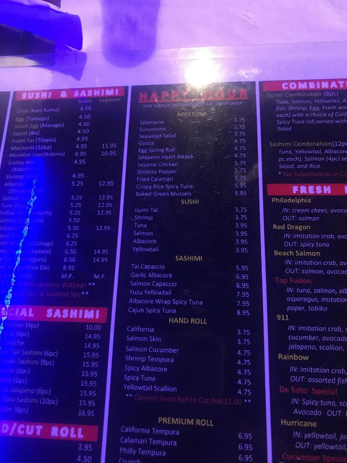 Menu 5