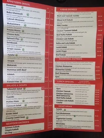 Menu 2