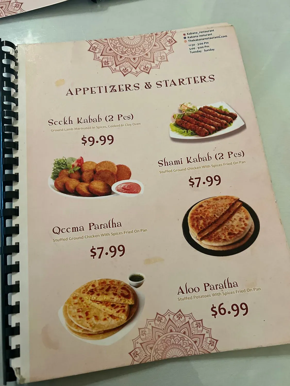 Menu 6