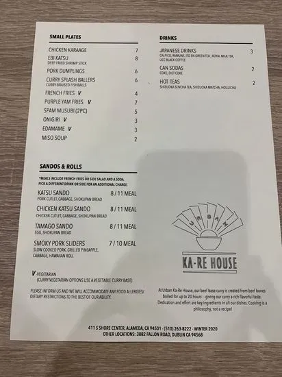 Menu 6