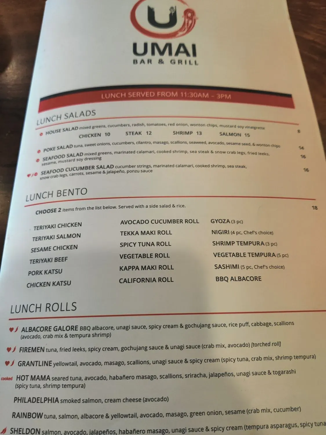 Menu 3