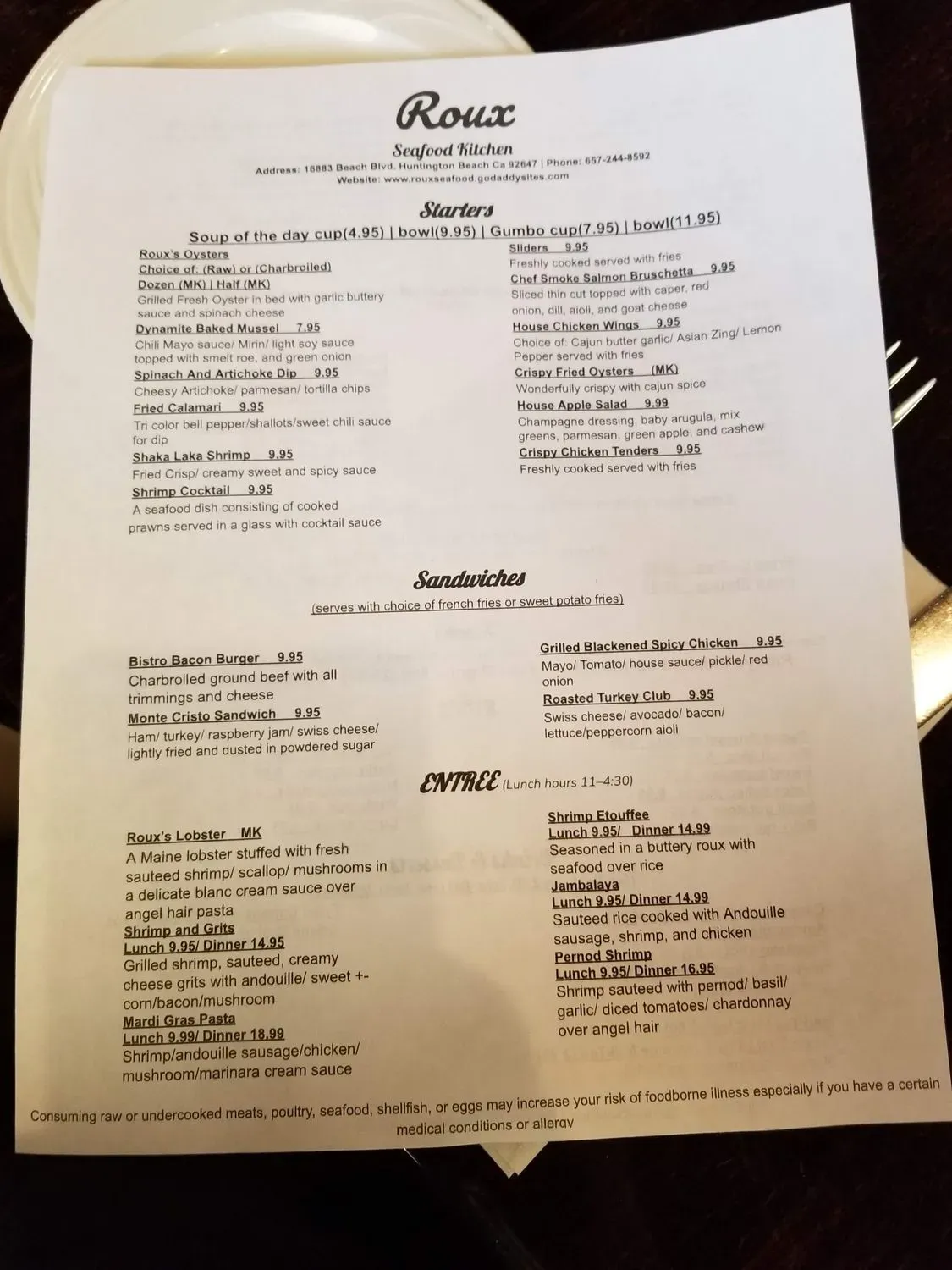 Menu 4