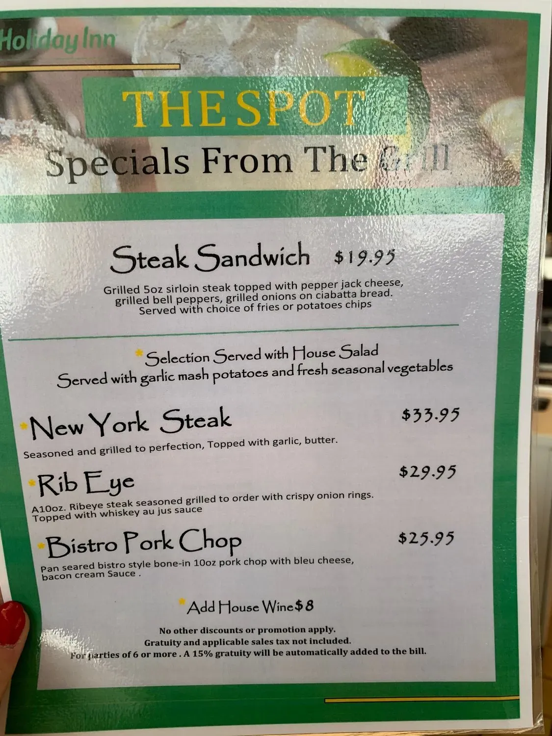 Menu 6