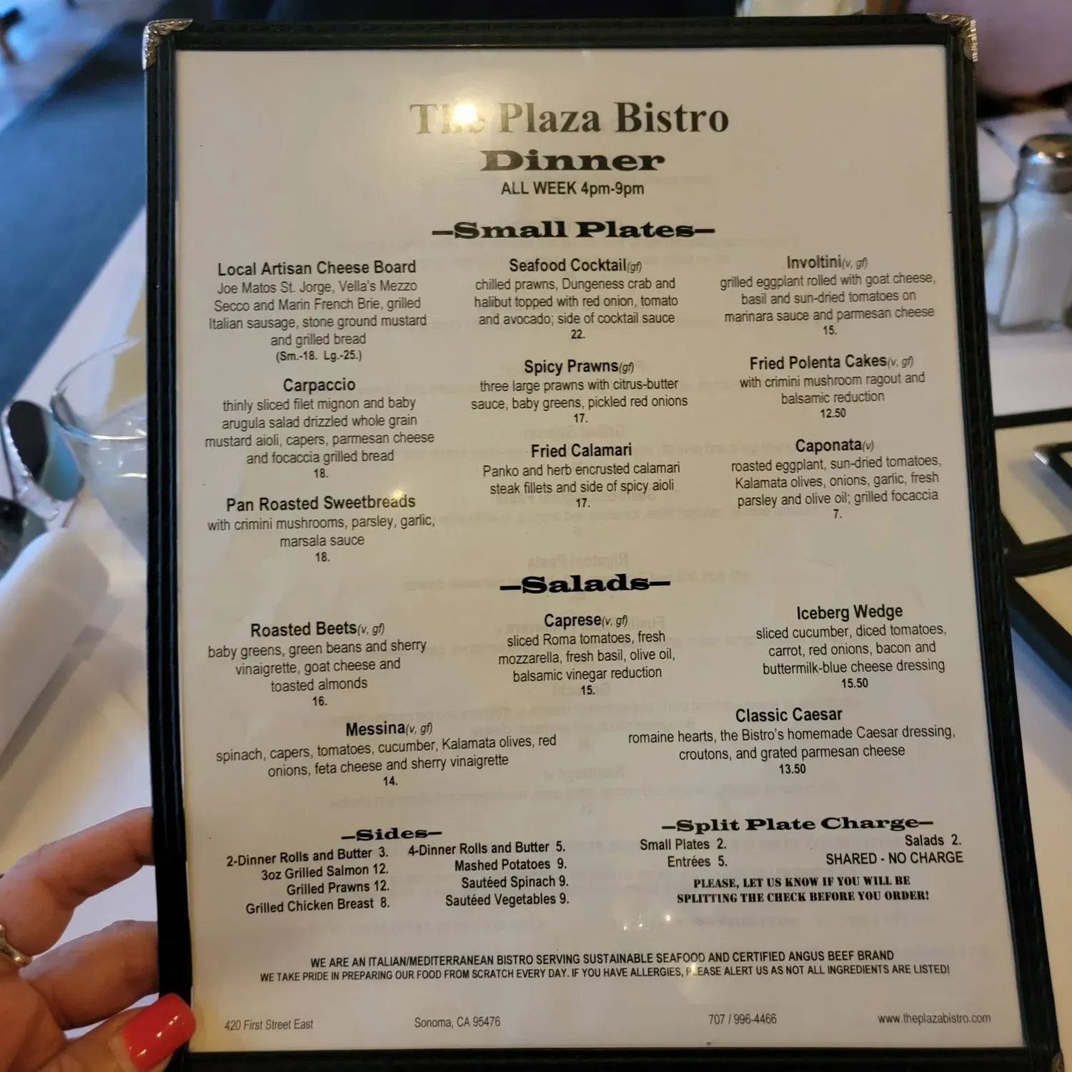 Menu 6