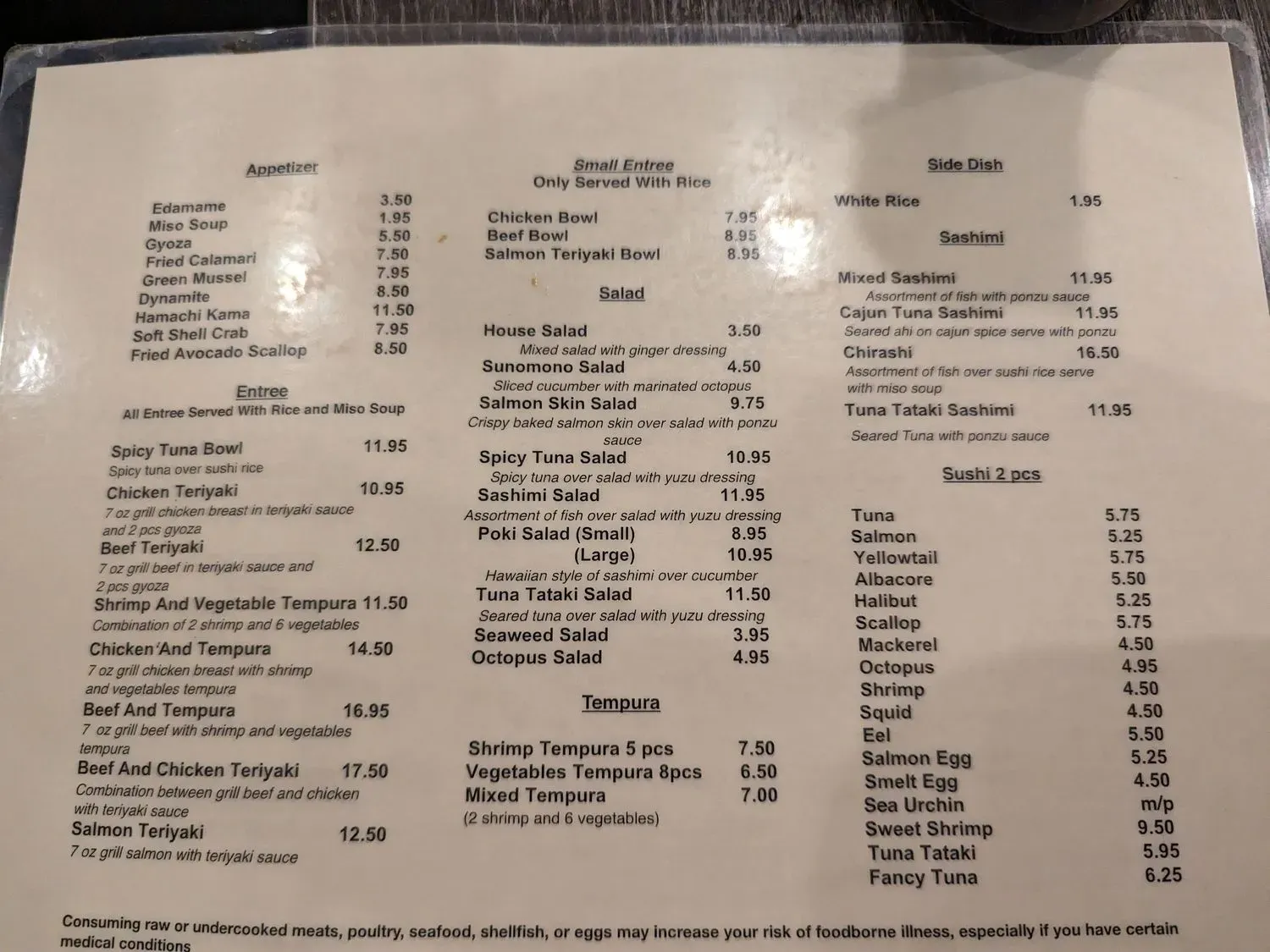 Menu 3