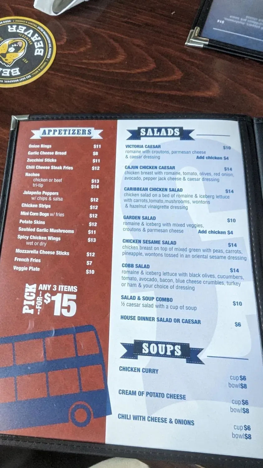 Menu 3