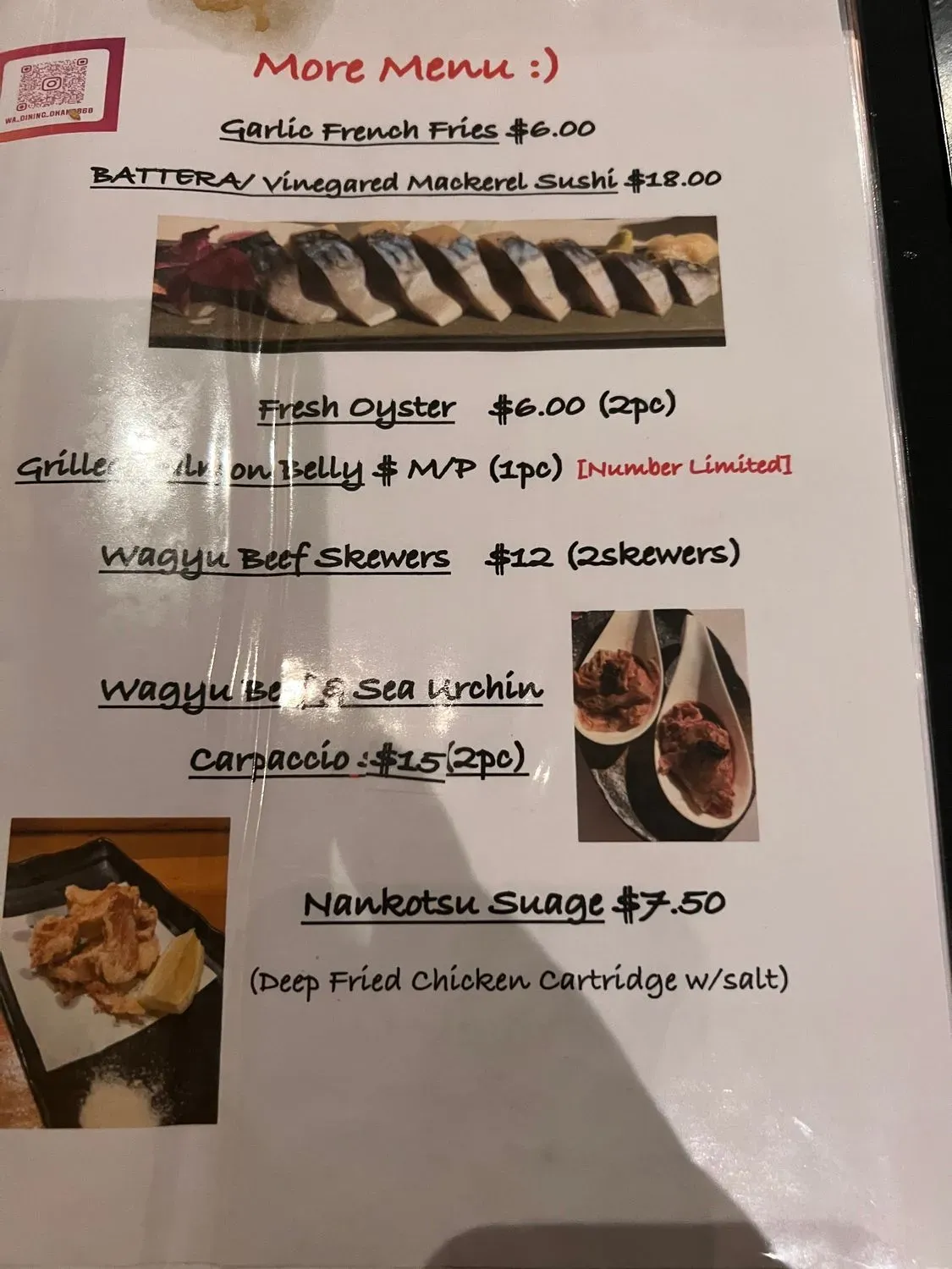 Menu 5