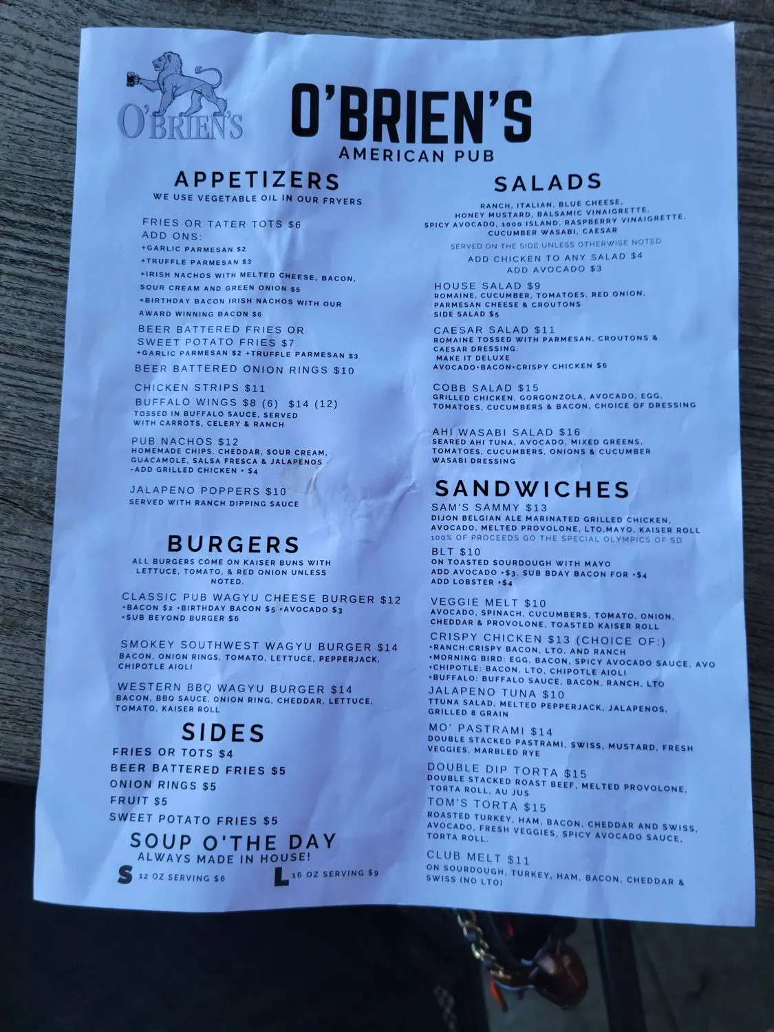 Menu 2