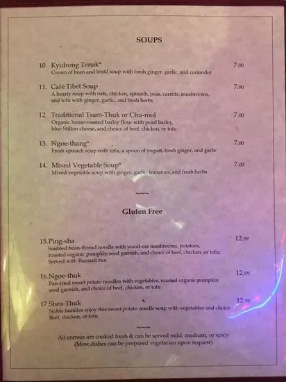 Menu 4