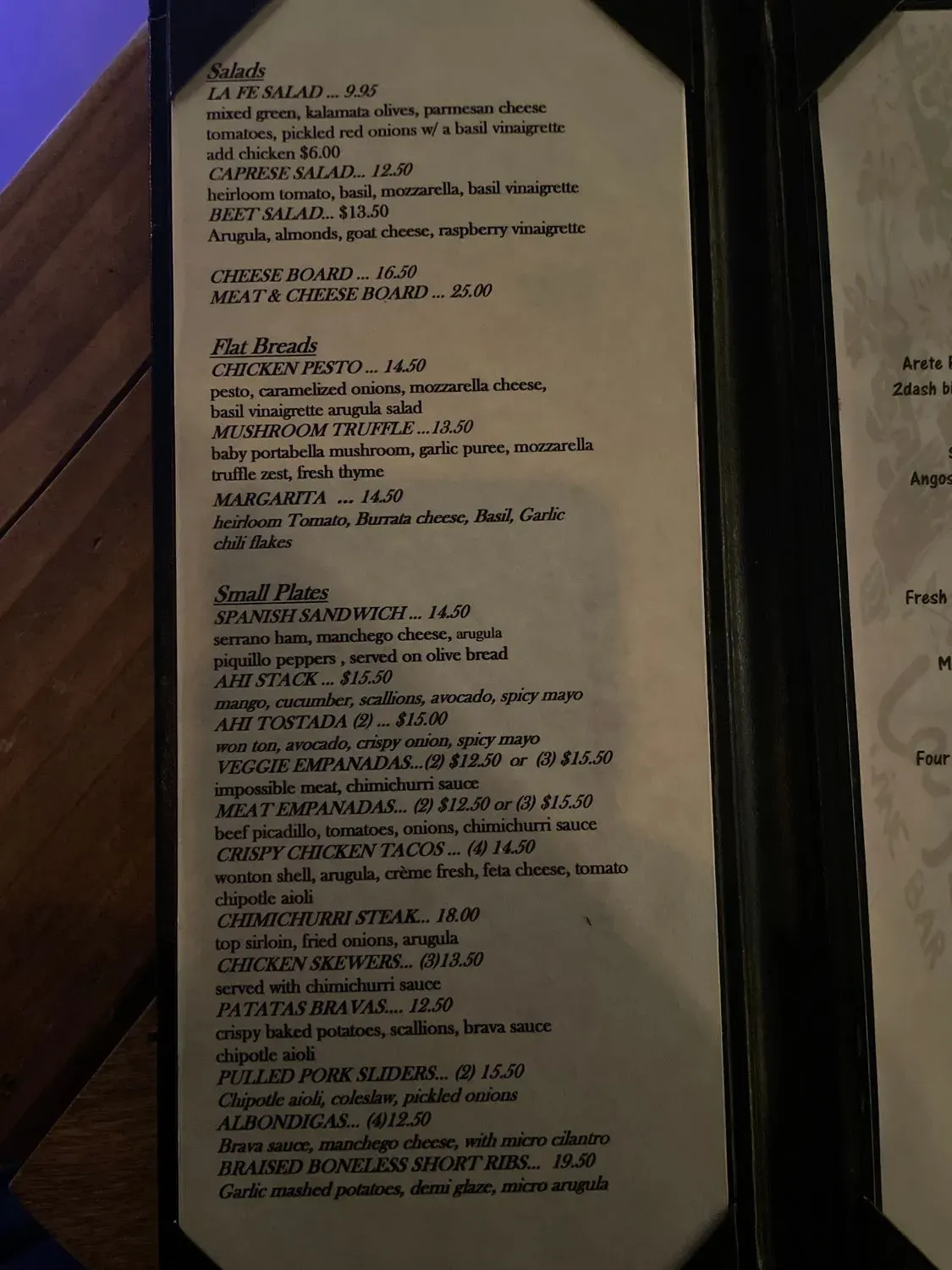 Menu 4