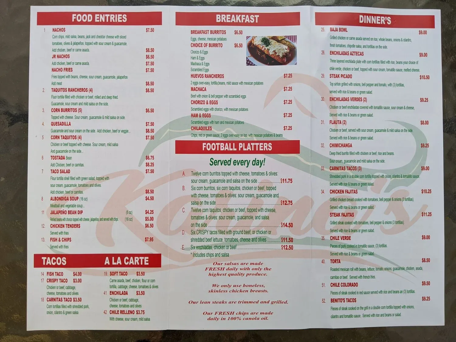 Menu 2