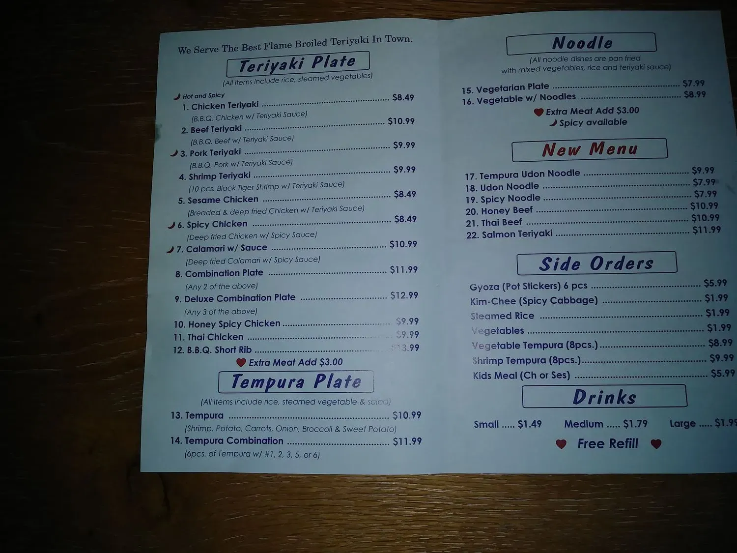 Menu 2