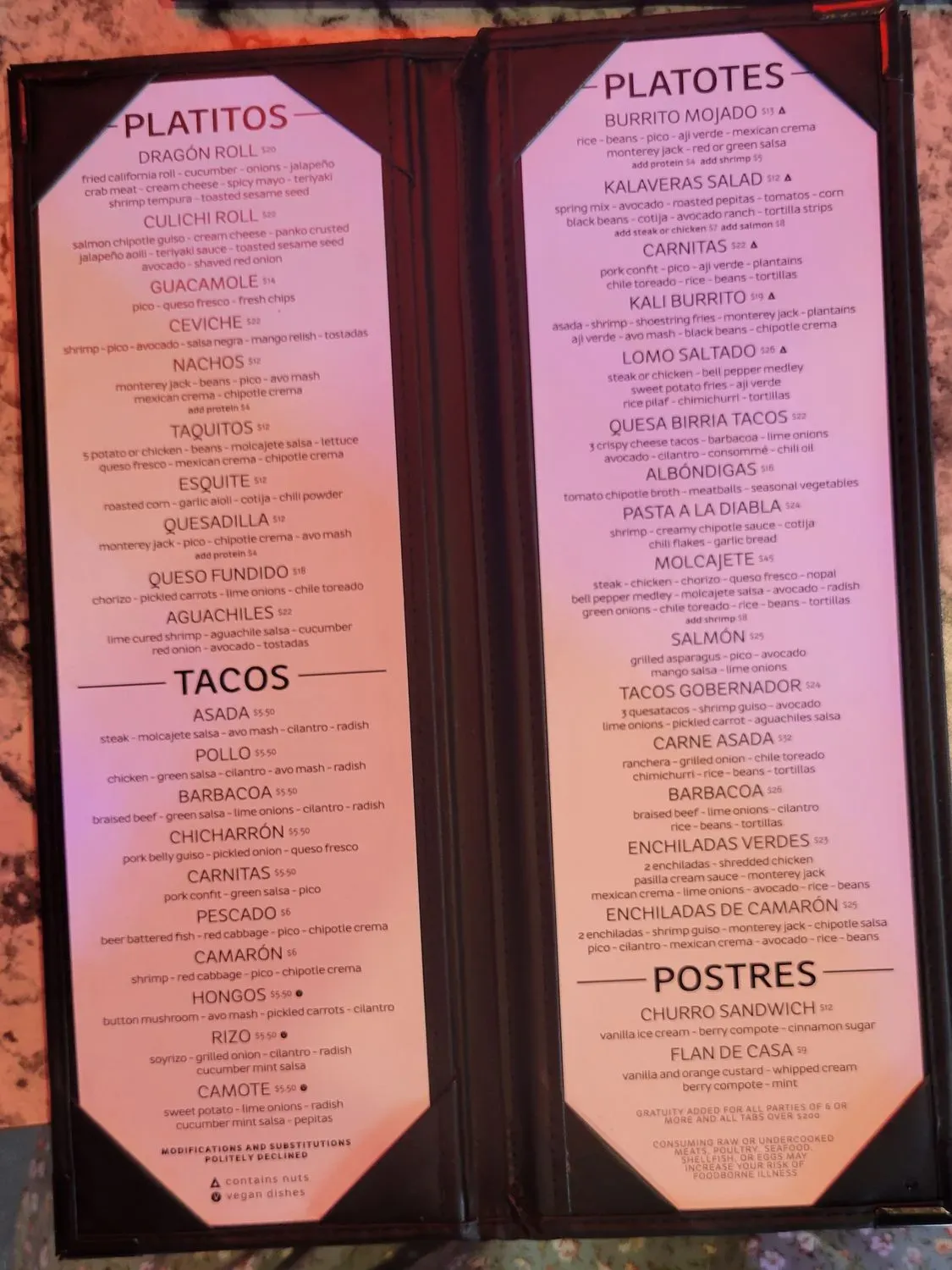 Menu 4