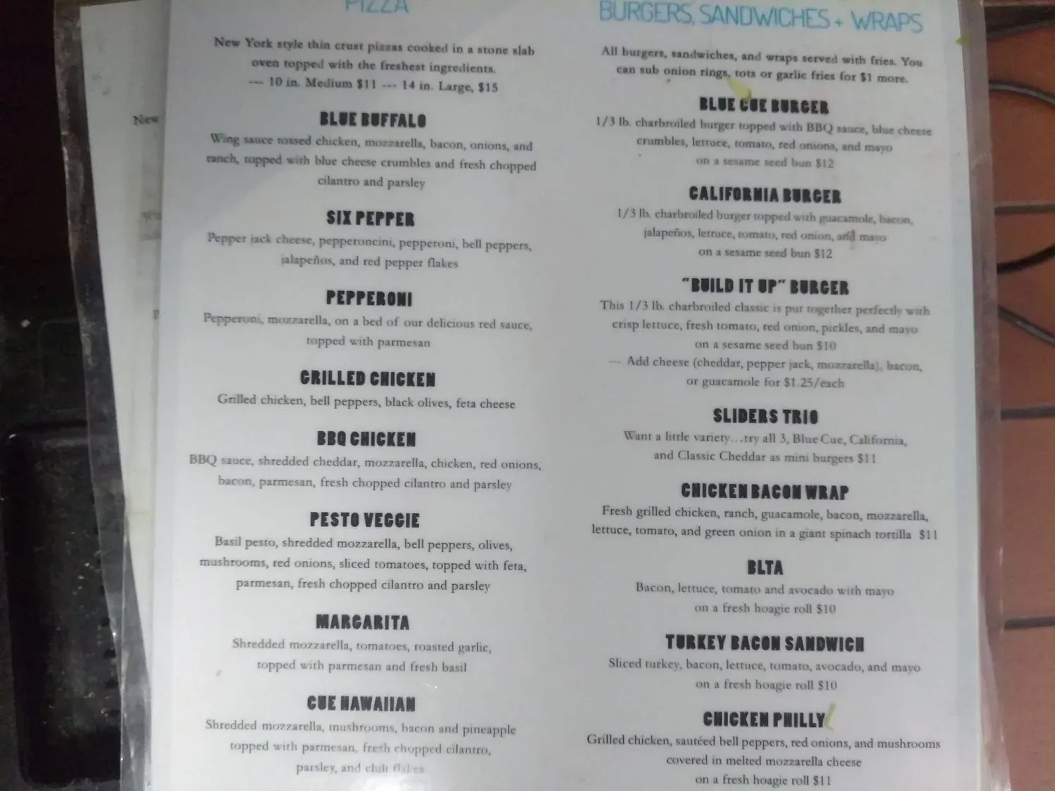 Menu 4