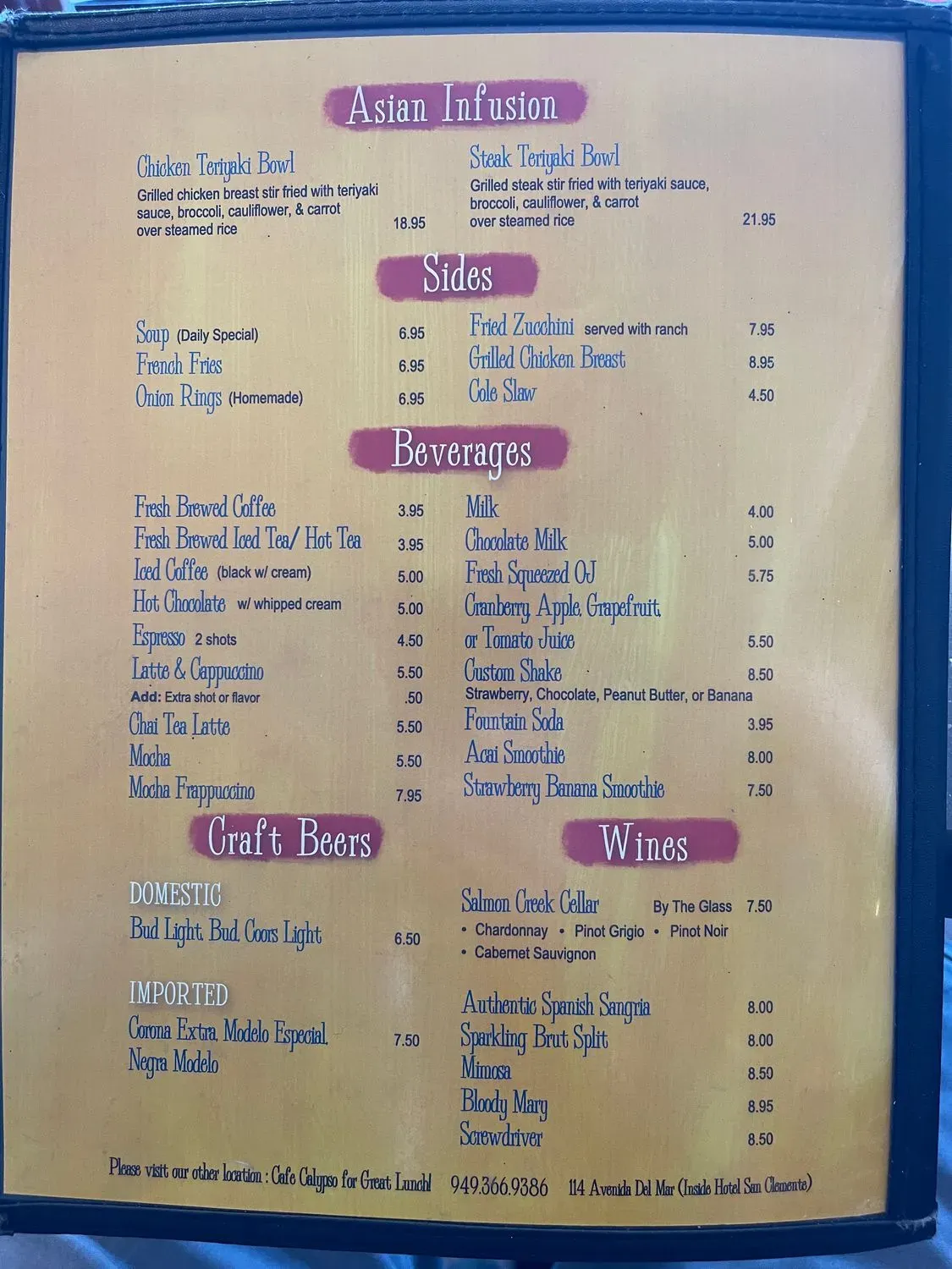 Menu 4