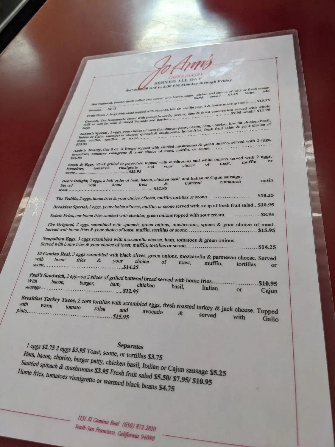 Menu 3