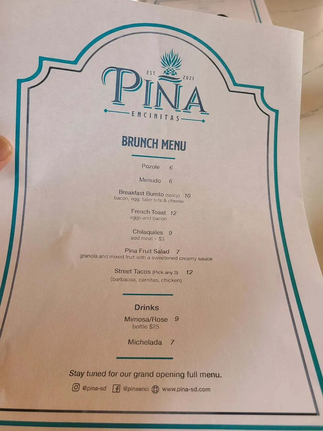 Menu 4