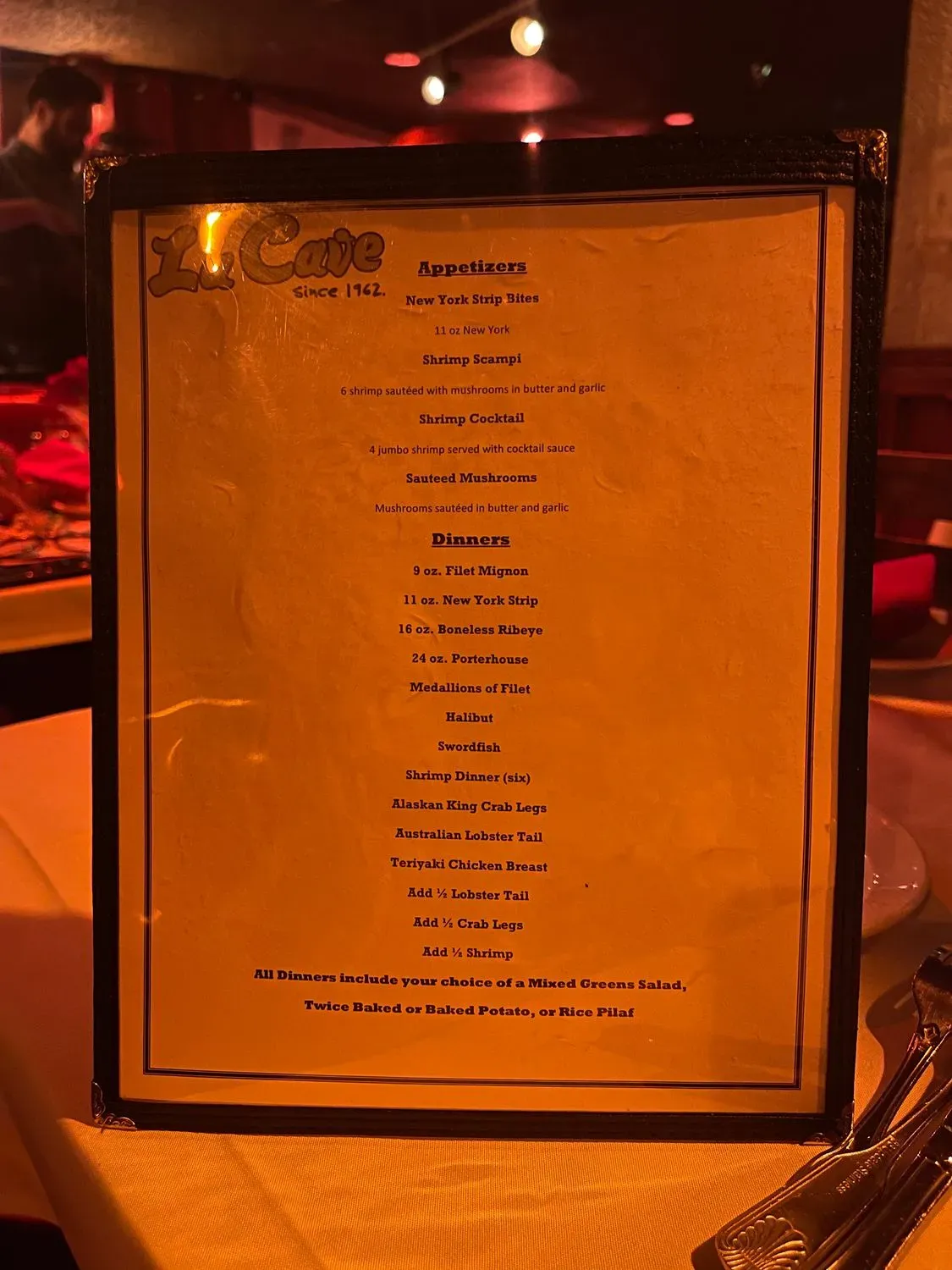 Menu 4