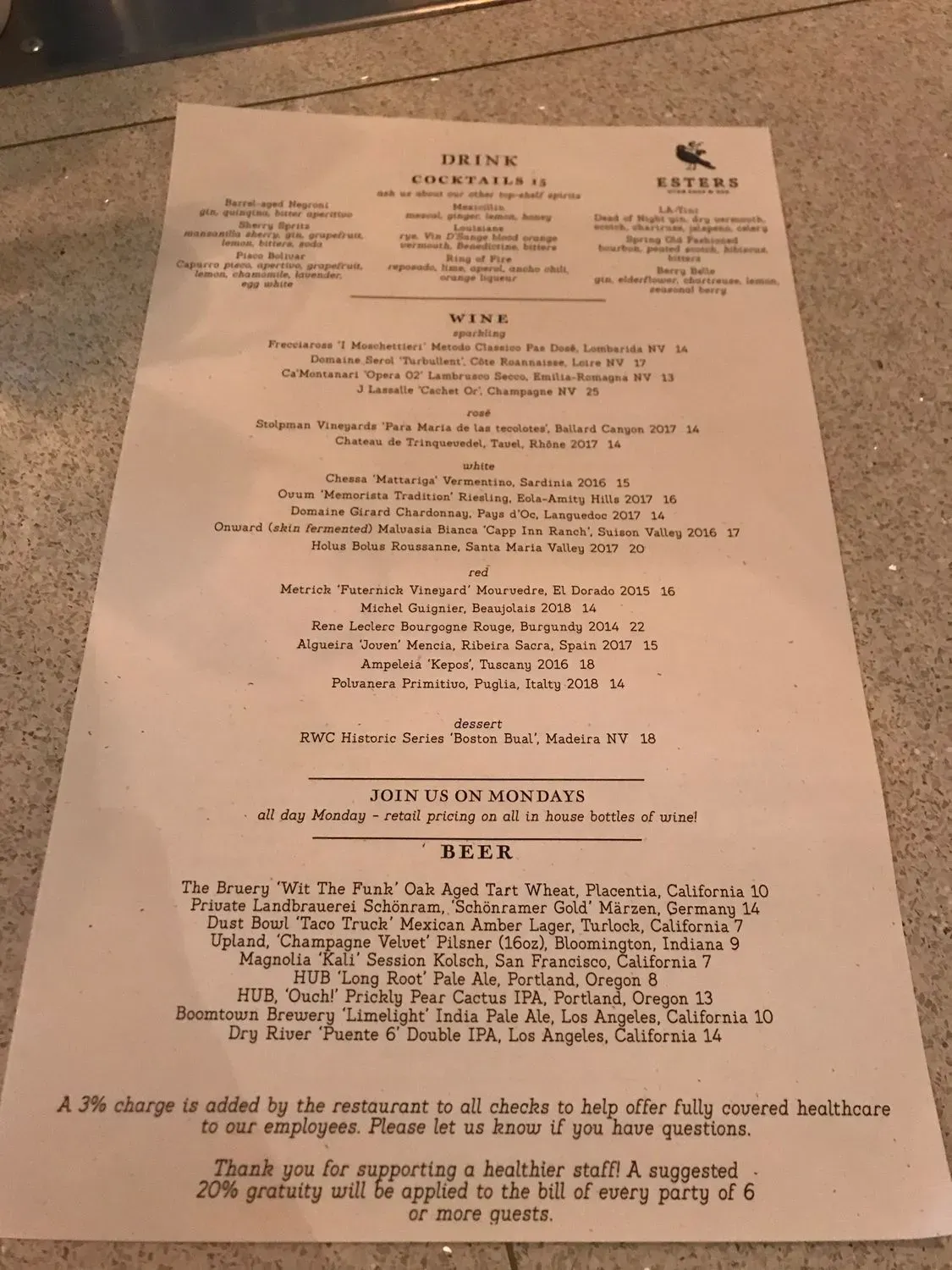 Menu 2