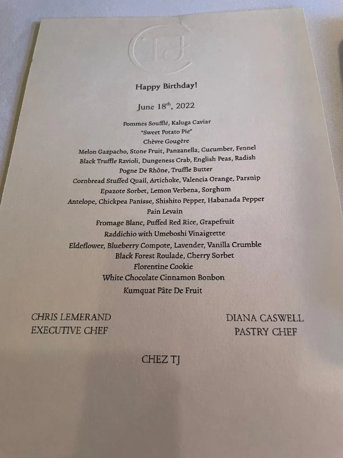 Menu 6