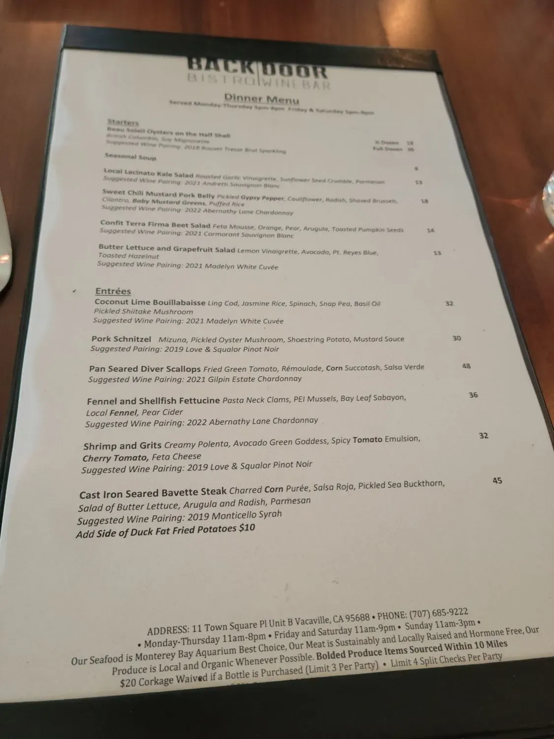 Menu 4