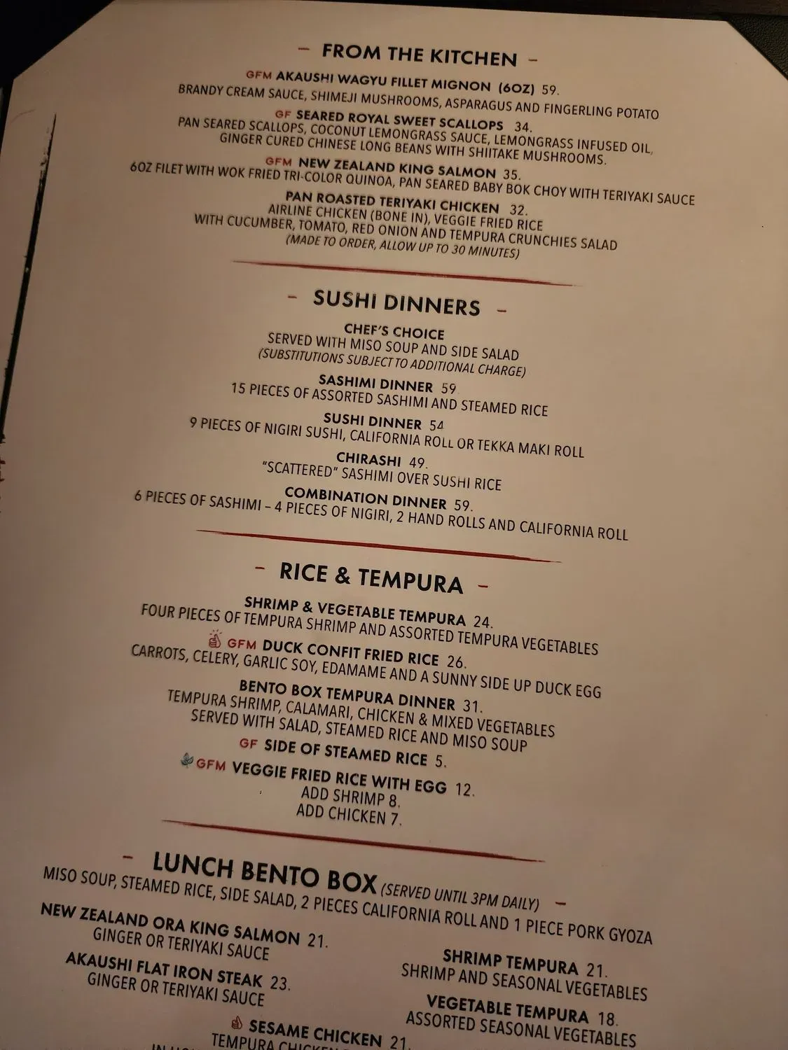 Menu 5