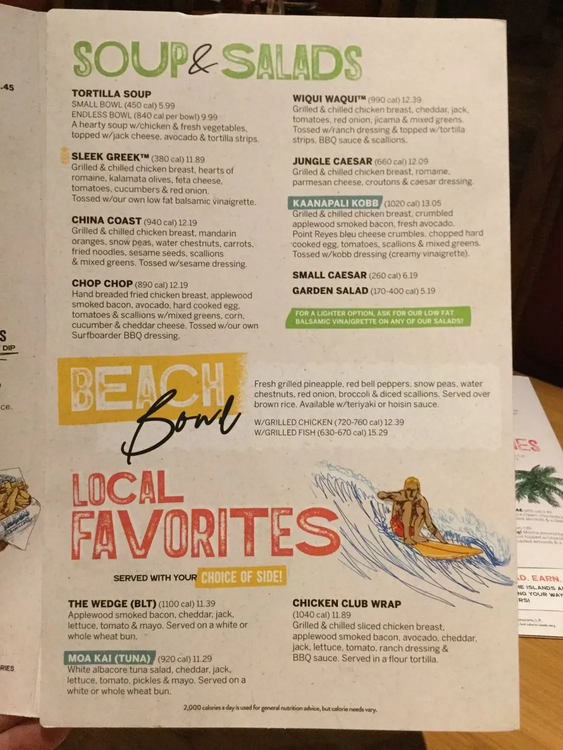 Menu 4