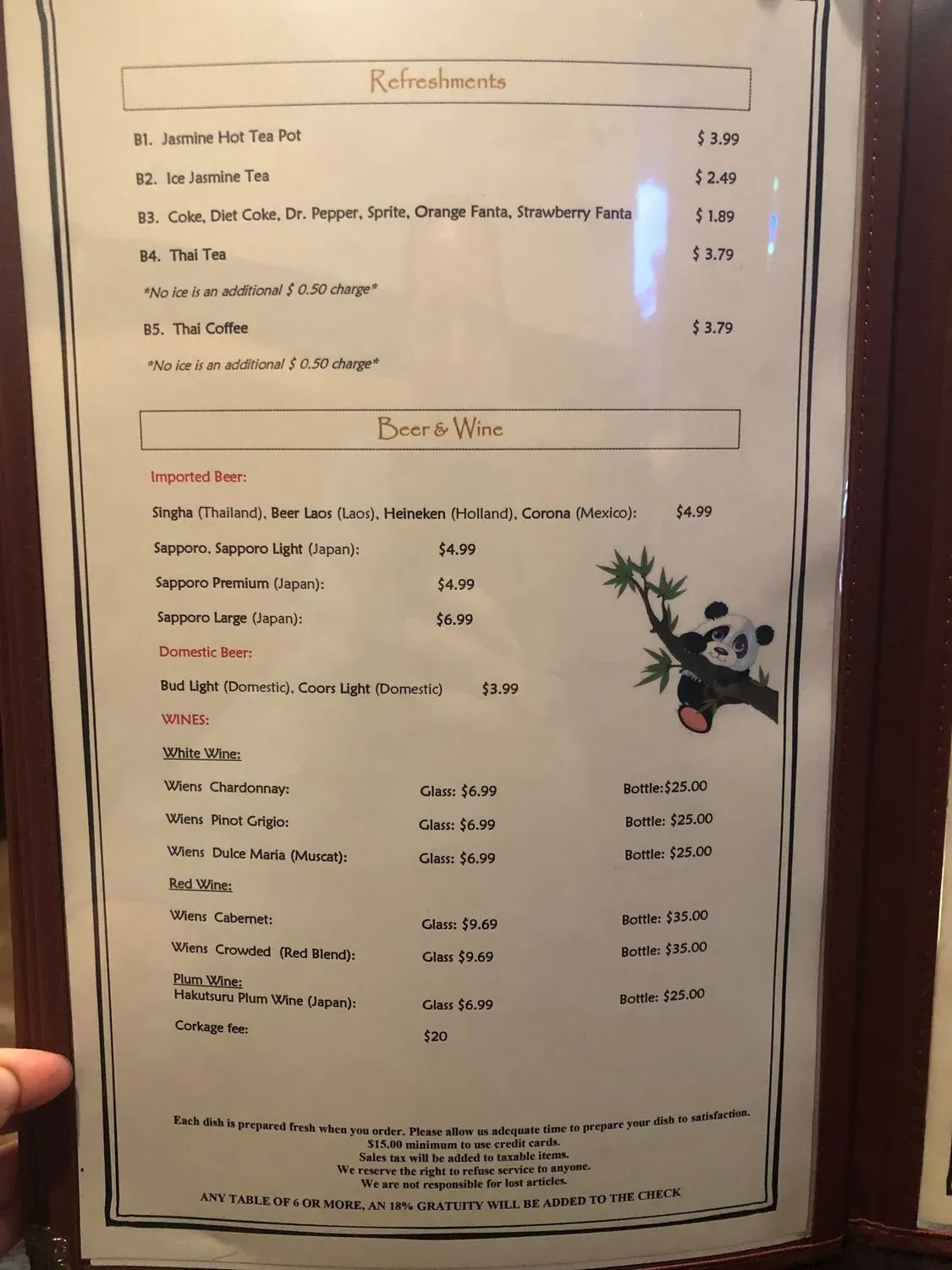 Menu 4