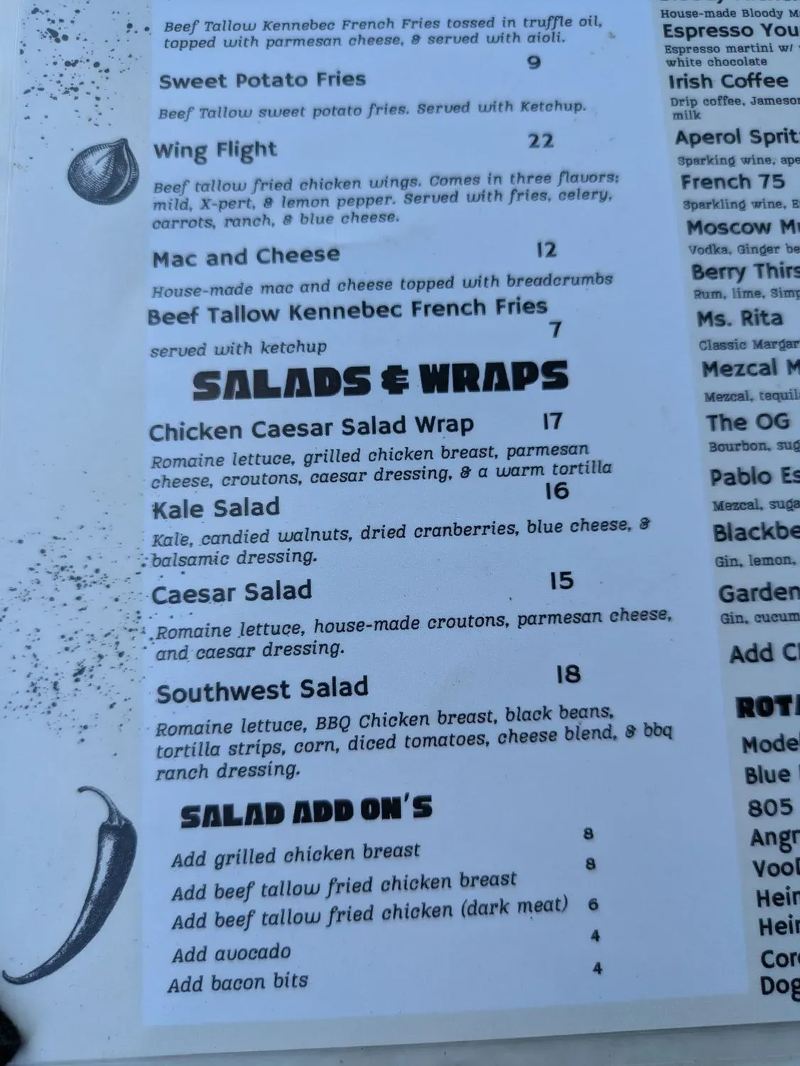 Menu 5