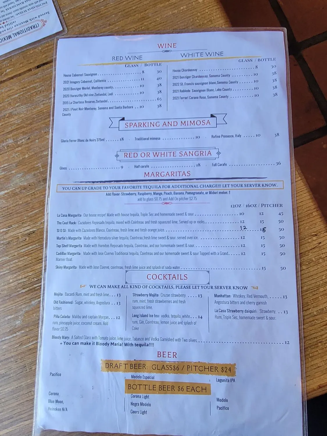 Menu 6