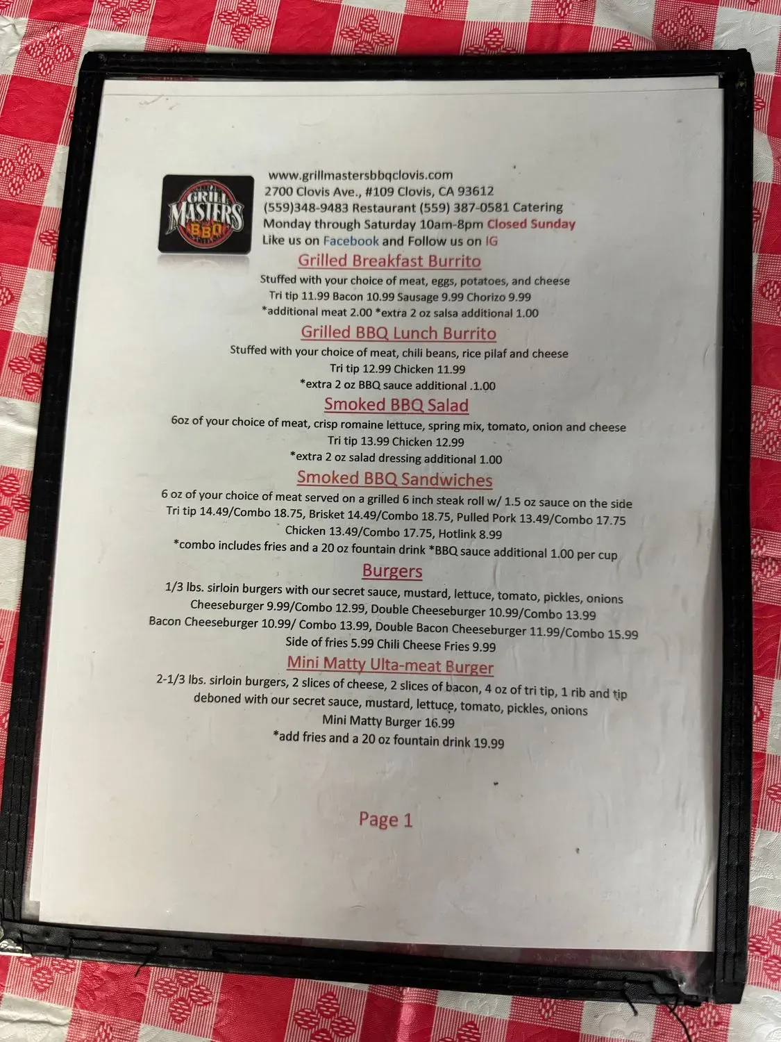 Menu 2