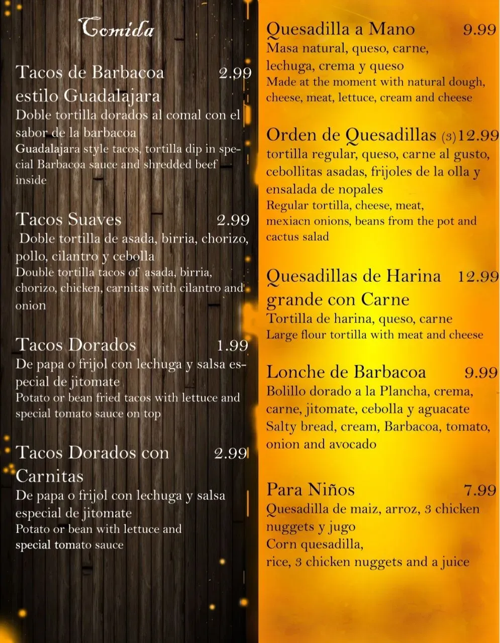 Menu 2