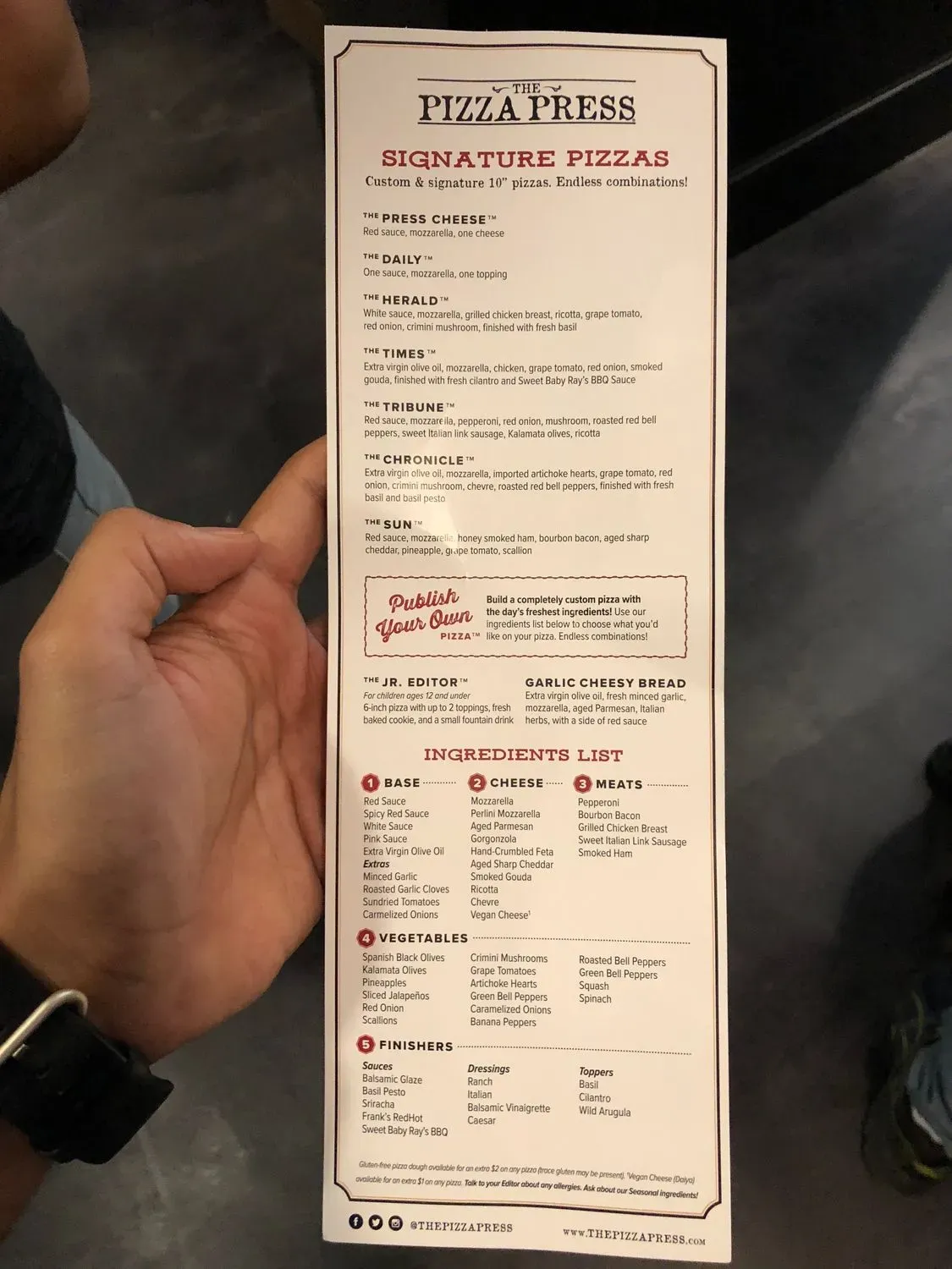 Menu 3