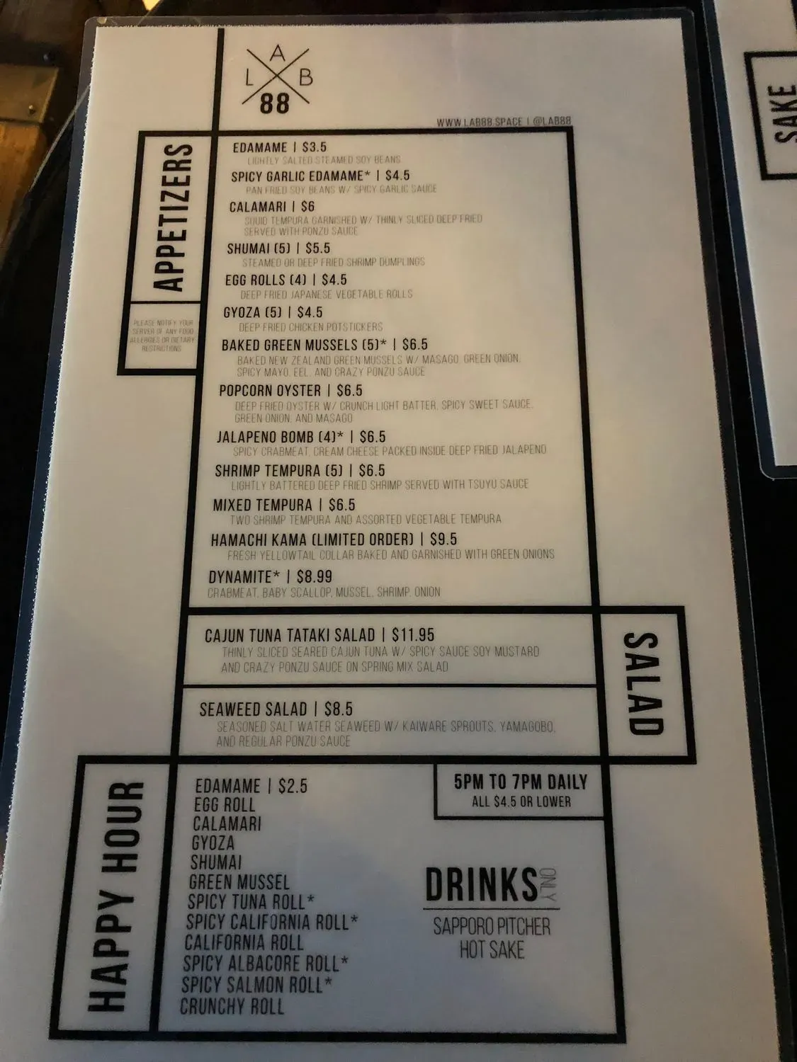 Menu 3