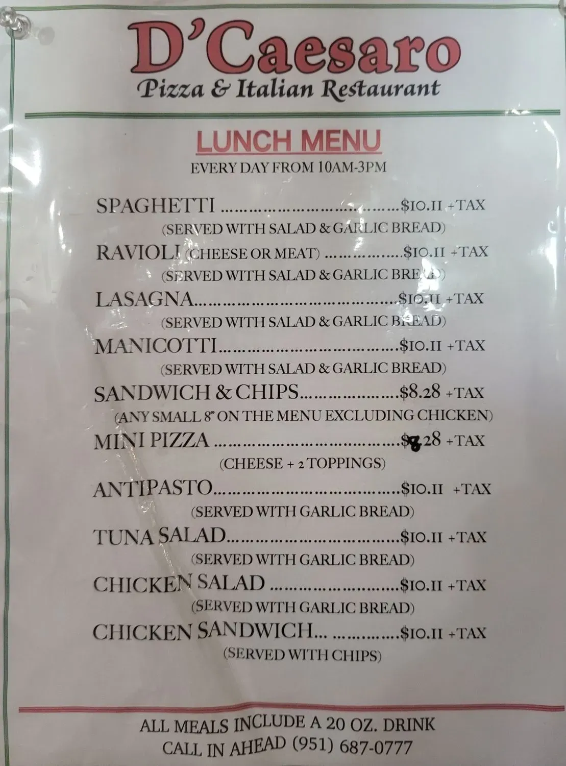 Menu 2