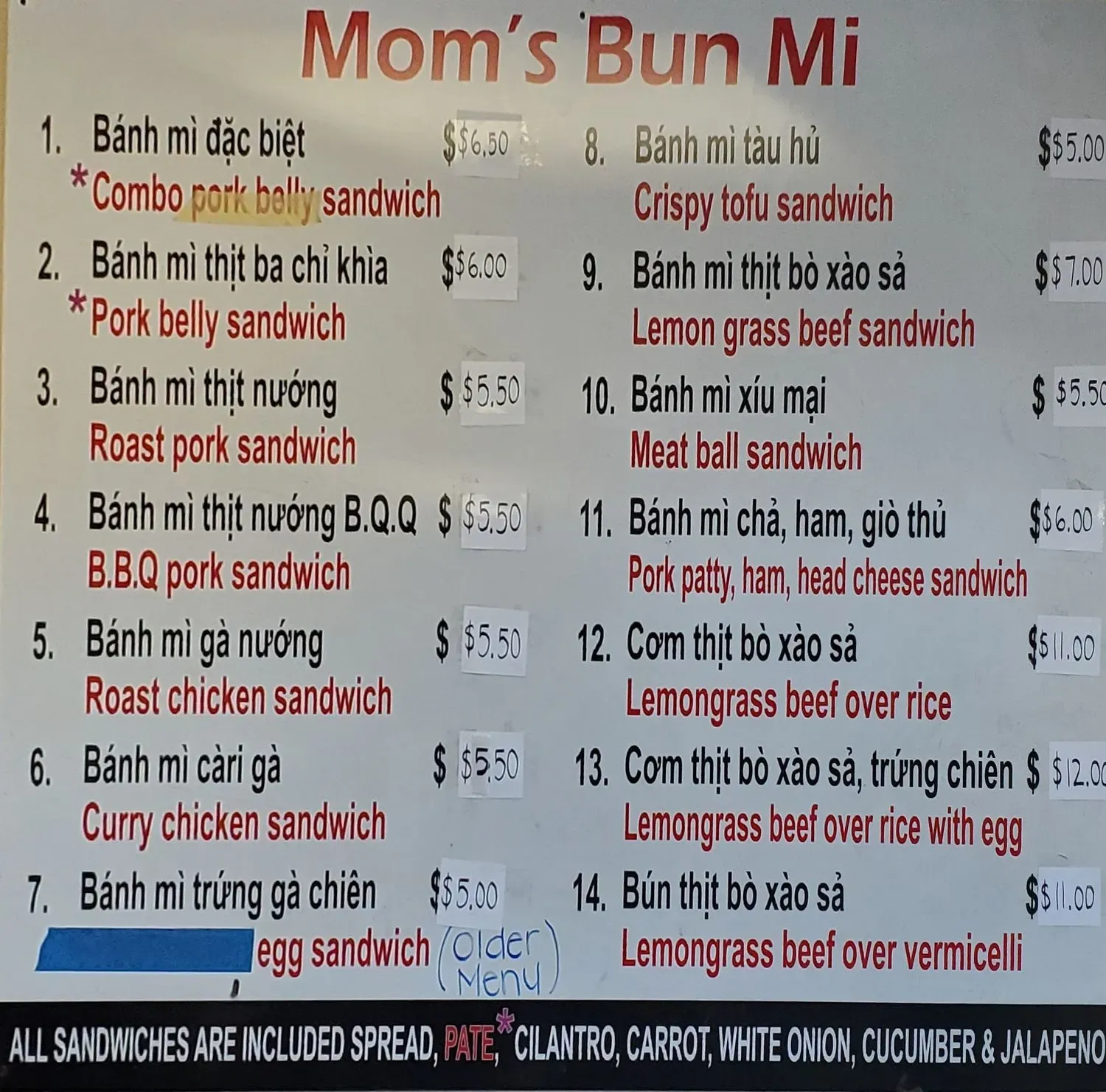 Menu 4