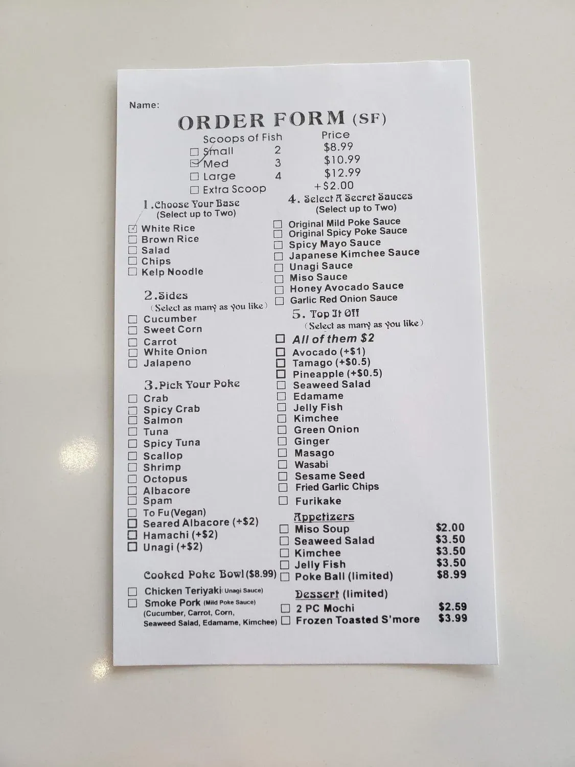 Menu 4