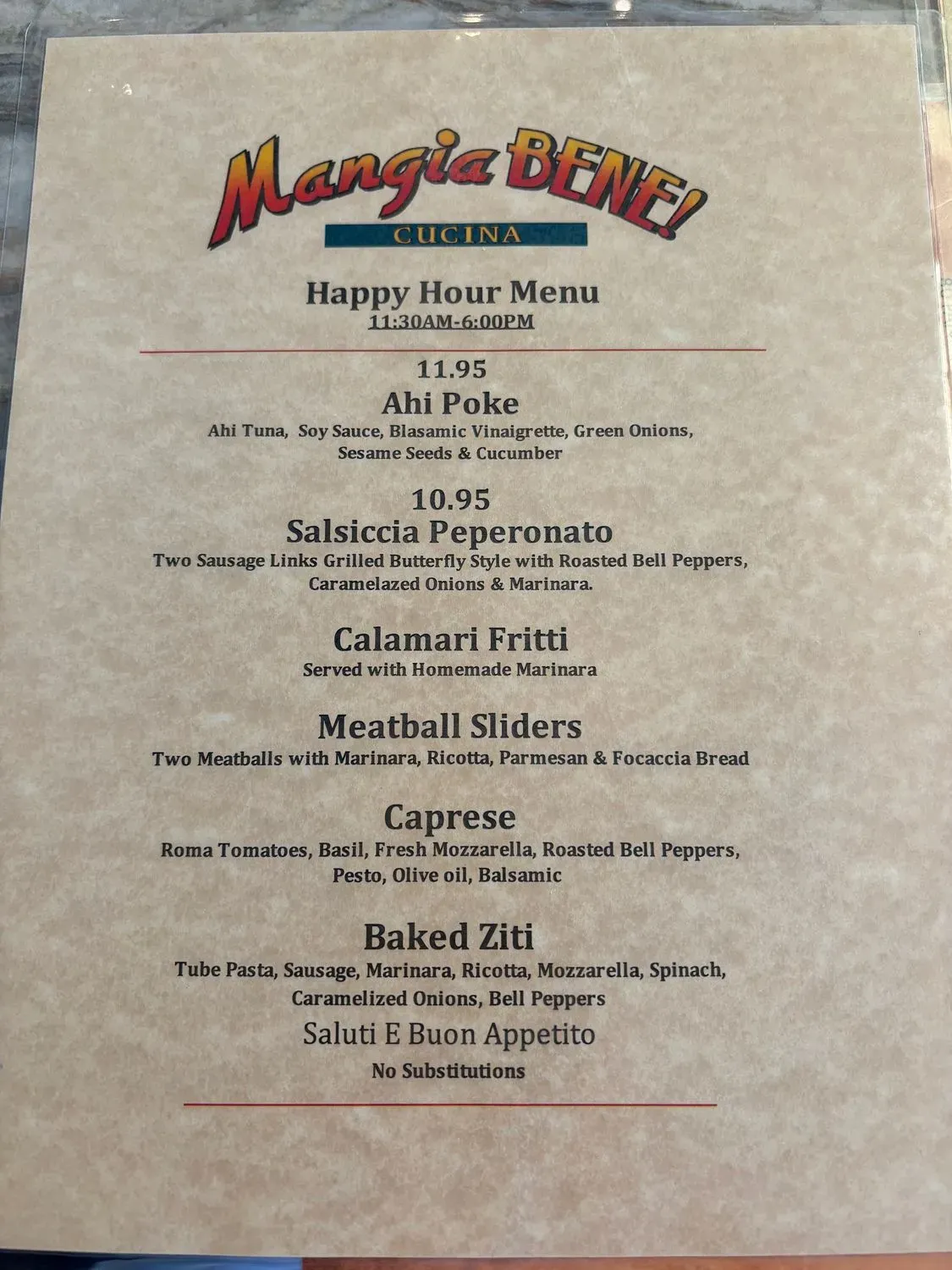 Menu 6