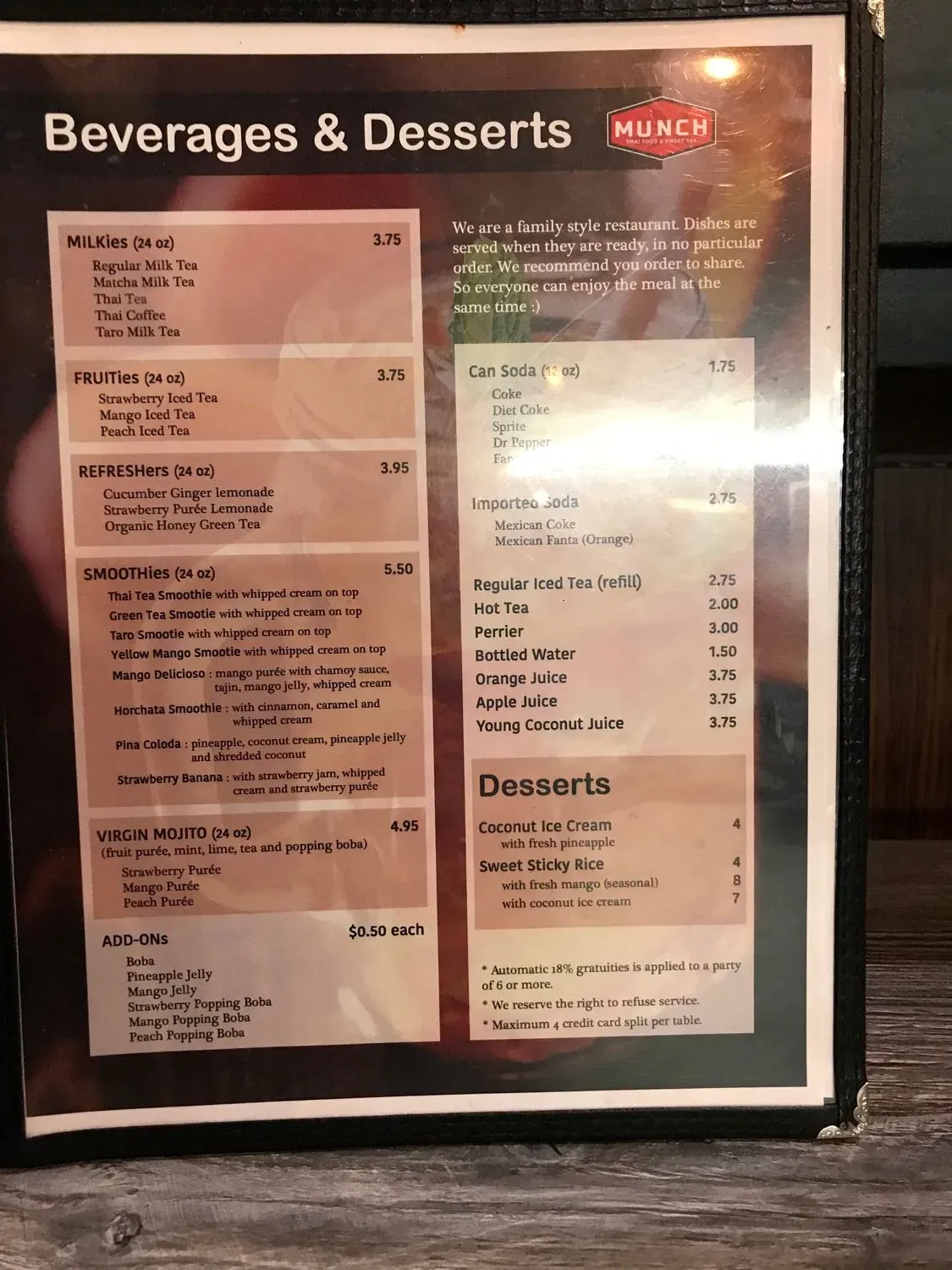 Menu 6