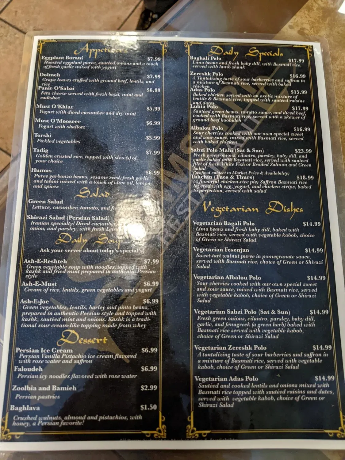 Menu 4