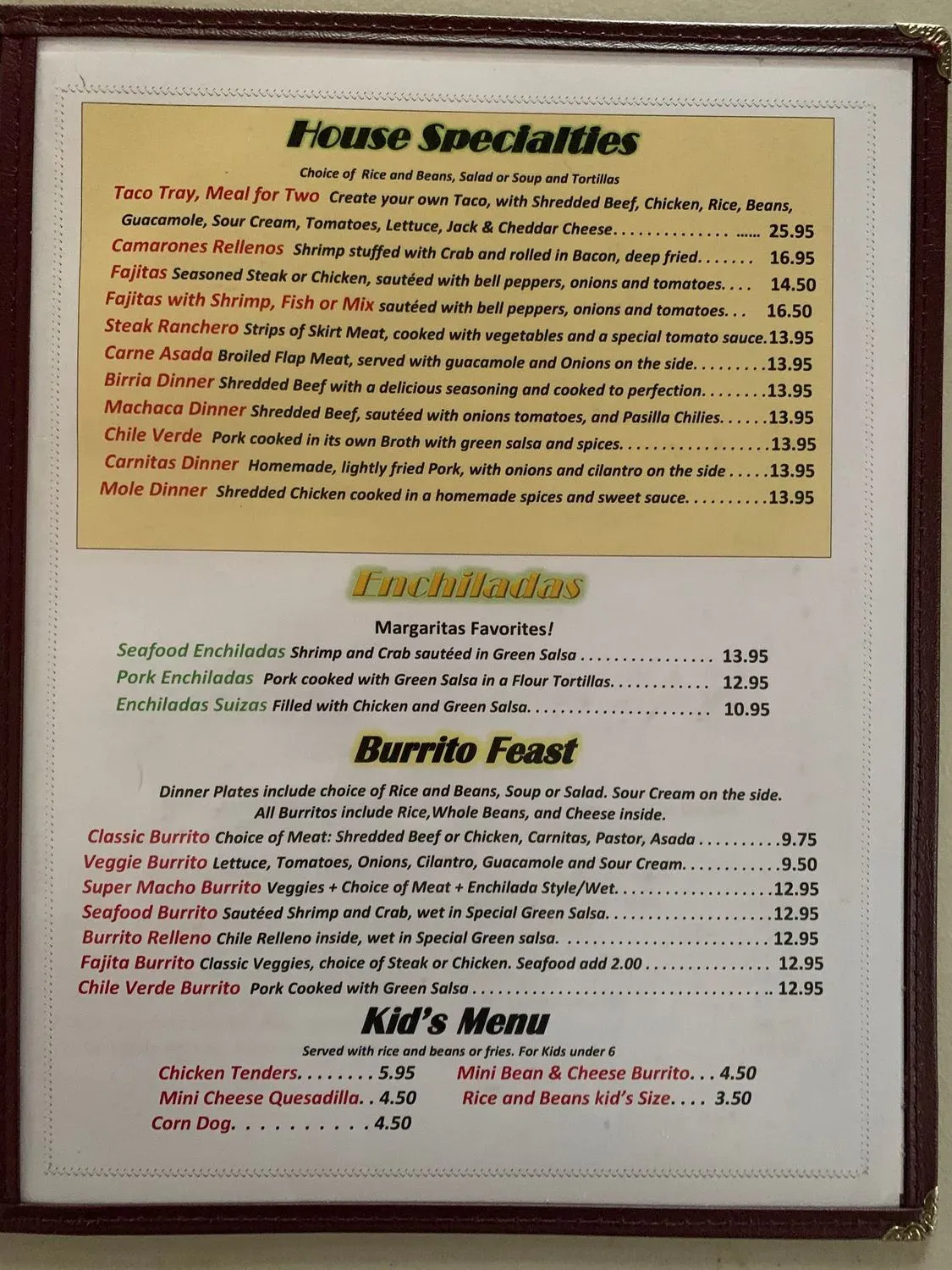 Menu 4